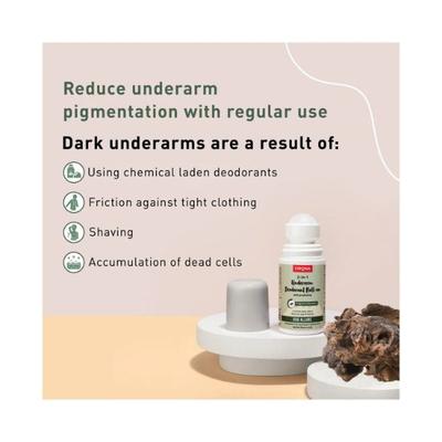 Sirona Underarm Roll On Deodorant for Women & Men Oud Allure 50 ml - Intimate Hygiene