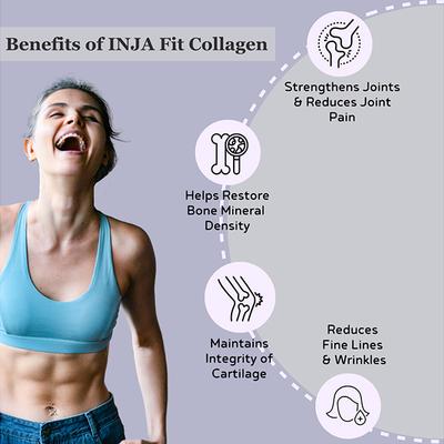 INJA Fit Marine Collagen  Powder - Chocolate Flavour 250 g - Multi-Vitamins