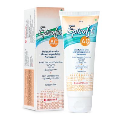 Episoft AC Moisturiser with Microencapsulated Sunscreen UVA/UVB SPF 30 75gm - Body Sunscreen
