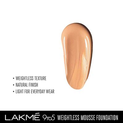 Lakme 9to5 Powerplay Mousse Foundation, Beige Vanilla, 25gm - Foundation