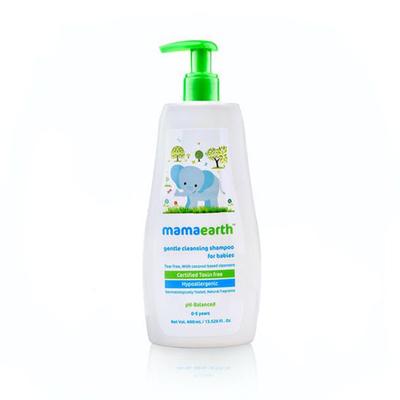 Mamaearth Gentle Cleansing Shampoo for Babies With Coconut Based Cleansers 0-5 Years 400ml - Baby Shampoo