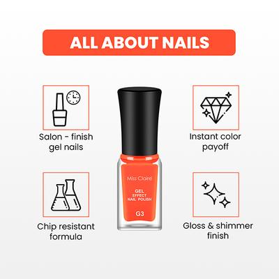 Miss Claire Gel Effect Nail Polish - G04 5 Ml - Nail Polish