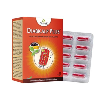 Pravek Diabkalp Plus Capsules 30's - Diabetes Care (Ayush)