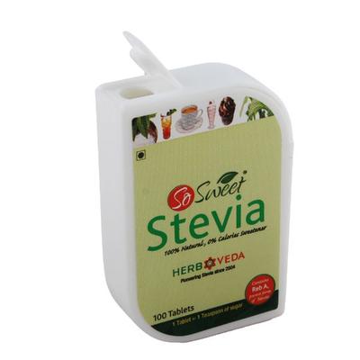 So Sweet 100% Natural 0% Calories Sweetener Stevia Tablets 600's - Sugar Substitutes (Fitness)