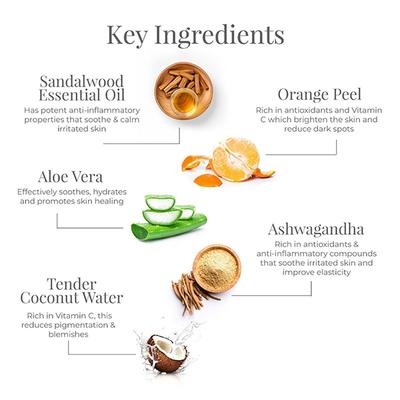 Forest Essentials Hydrating Facial Moisturiser with SPF 30 PA++ Sandalwood & Orange Peel - Face Moisturizers