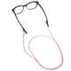 Modisch Pink Beads With Transparent Moti Sunglasses Chain (JC-1403-Pink) 1's - Wearables Sunglasses