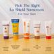 La Shield Pollution Protect Mineral Sunscreen Gel - SPF 50 PA +++ UVA - UVB 50gm - Face Sunscreen