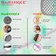 Majestique Curve Parting Hair Comb Curve Parting Hair Comb 1's - Hair Combs