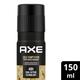 Axe Gold Temptation Long Lasting Deodorant Bodyspray For Men 150 ml - Men Deodorants/Roll-Ons