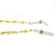 Modisch Yellow And White Round Beads Sunglasses Chain (JC-14Yw) 1's - Wearables Sunglasses
